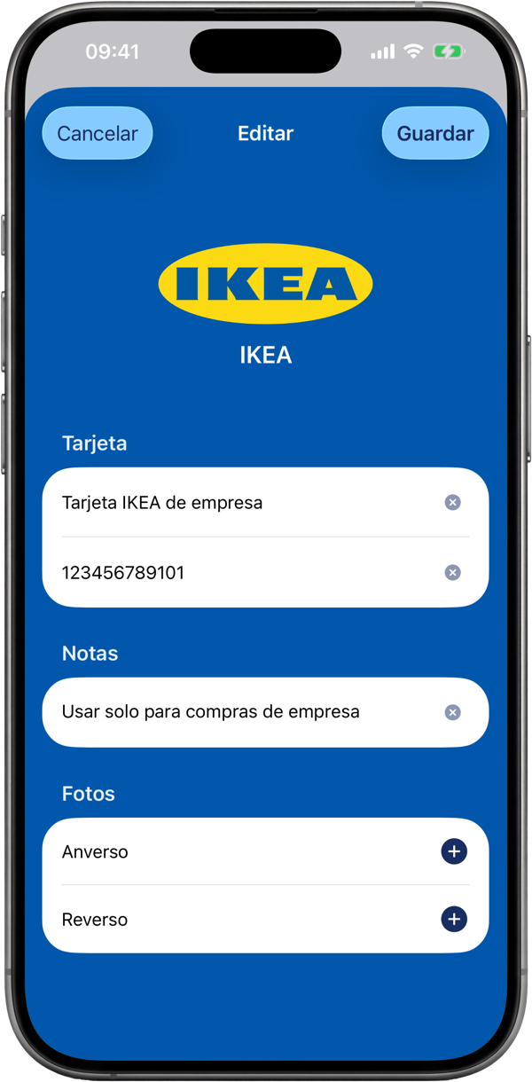 Haz tuya cada tarjeta