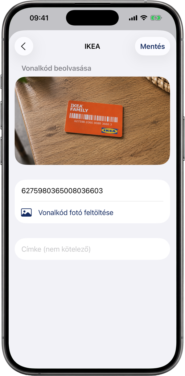 Olvass be bármilyen kártyát